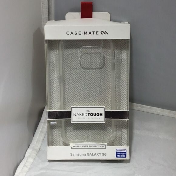 Case-Mate Naked Tough Galaxy S6 Clear Case (L) - Picture 1 of 5
